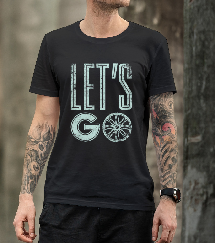 LET'S GO Bicycle Hobby Riding Bike Racer T-Shirt
