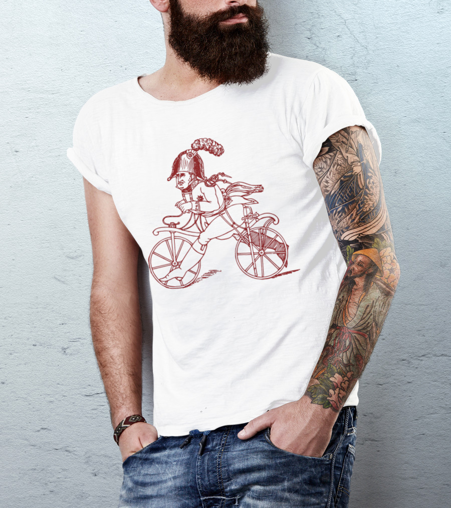 Napoleon France Bicycle Riding T-Shirt