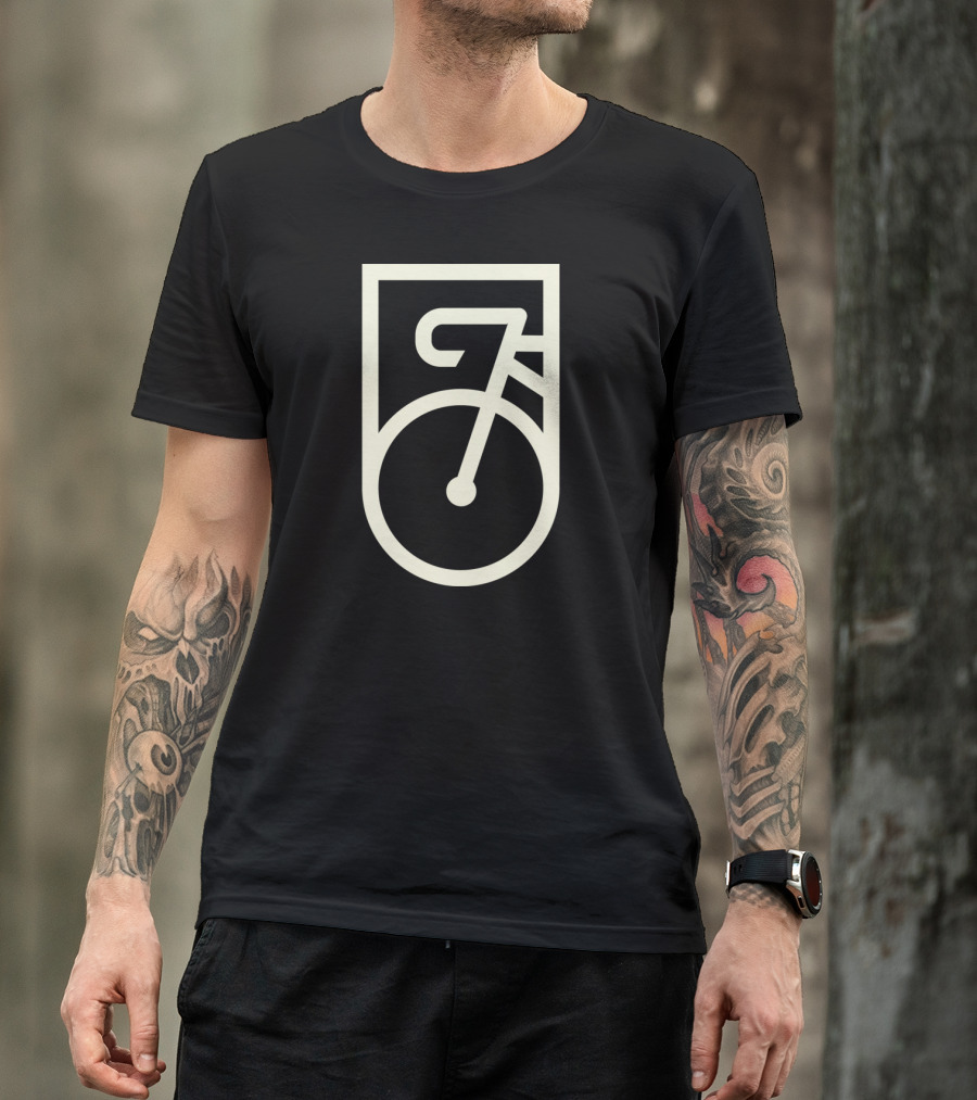 Bike Shield Icon Minimalist T-Shirt