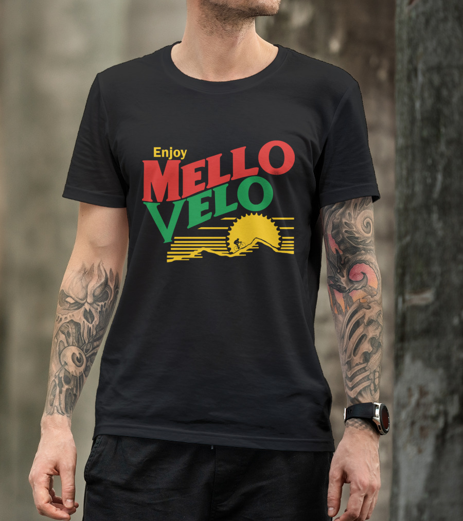 Enjoy Mello Velo Bicycle Adventure T-Shirt