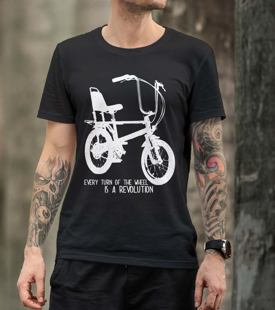 Every Turn Of The Wheel Is A Revolution BMX Bicycle T-Shirt