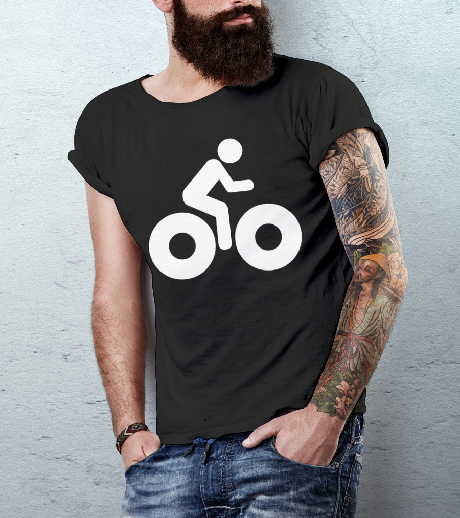Fat Bike Iconic Cyclist T-Shirt