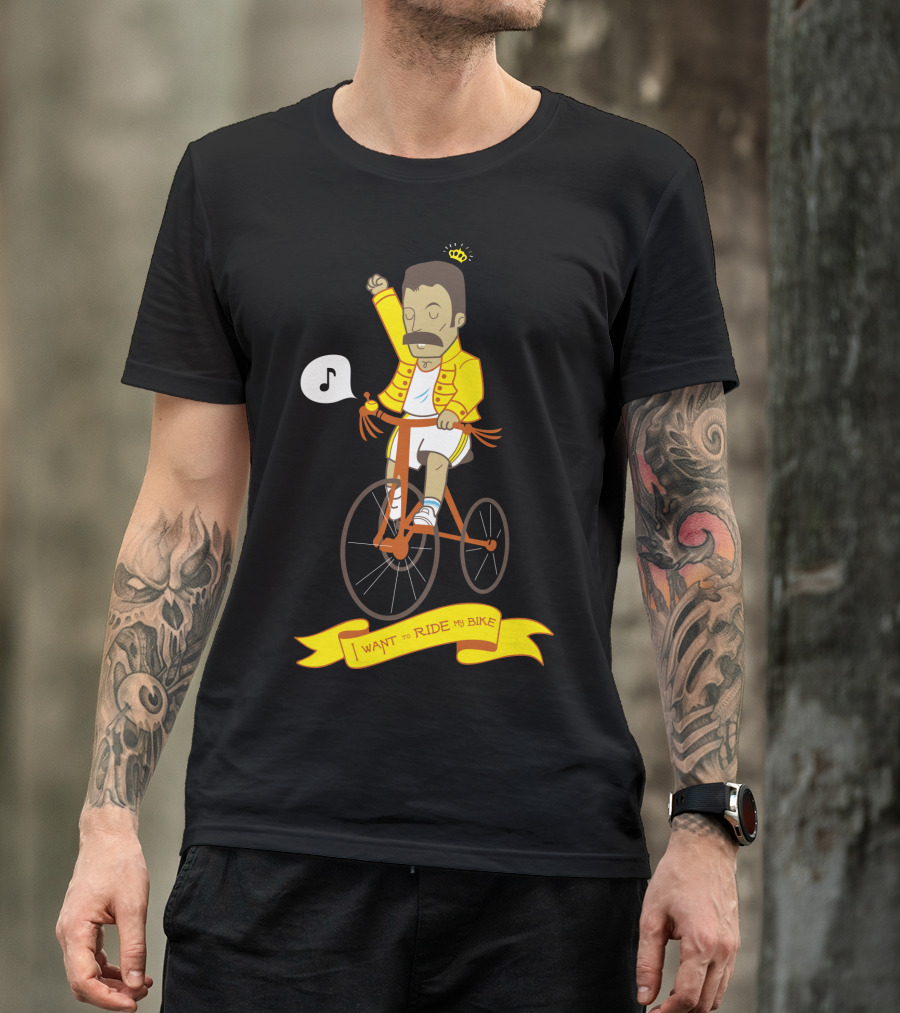 Freddie I Want To Ride My Bike T-Shirt