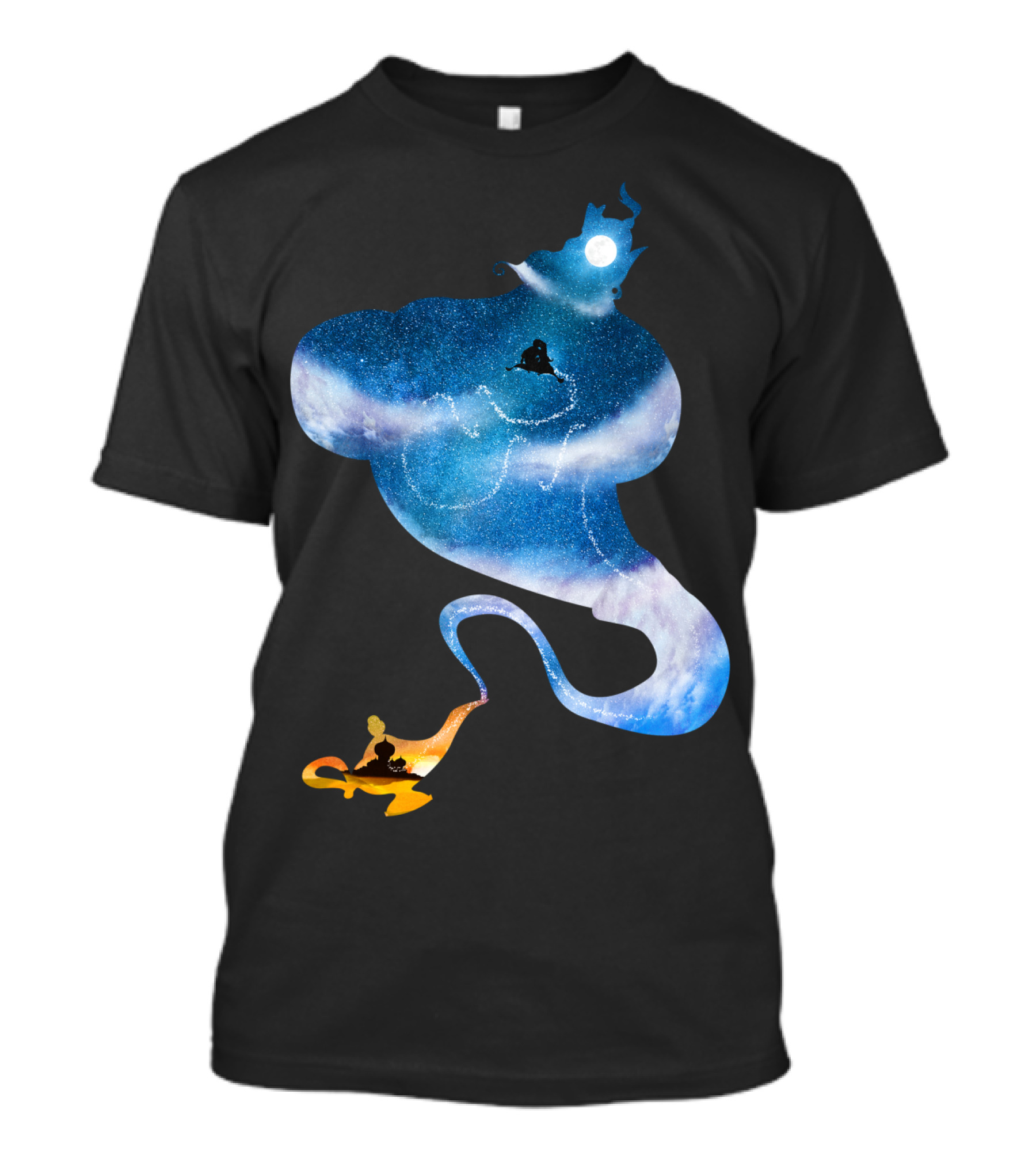 Greater Than All The Magic Lamp Sky Journey T-Shirt