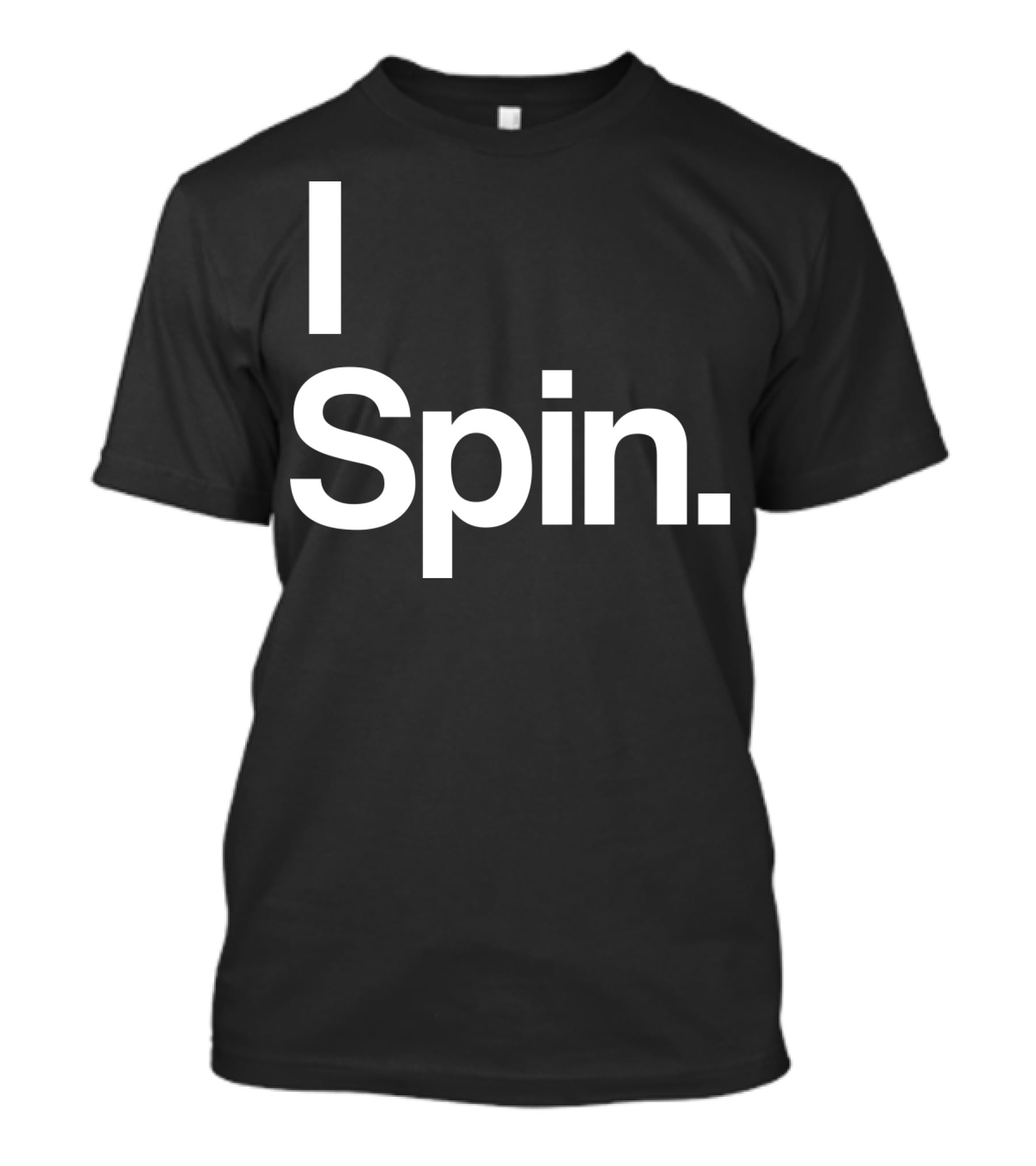 I Spin Cycling Biking Workout Fitness Enthusiast T-Shirt