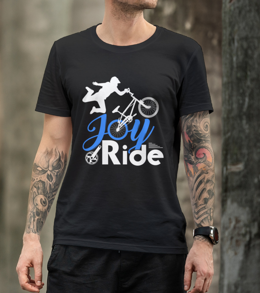 Joy Ride BMX Bicycle Jump Athlete T-Shirt