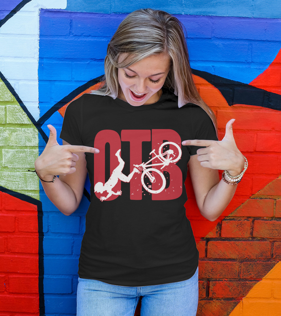 OTB Over The Bar Cyclist Flip Stunt T-Shirt