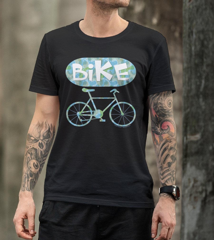 BiKE Oval Vintage Bicycle T-Shirt