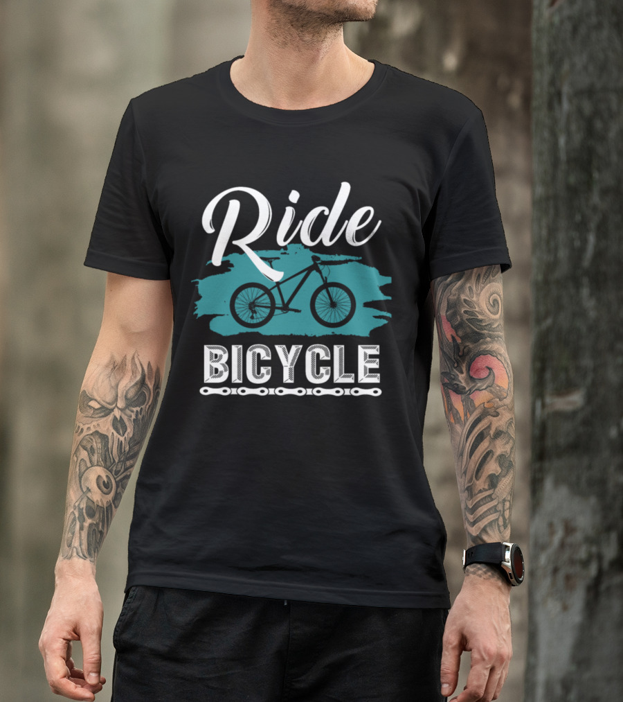 Ride Bicycle Biker Idea T-Shirt