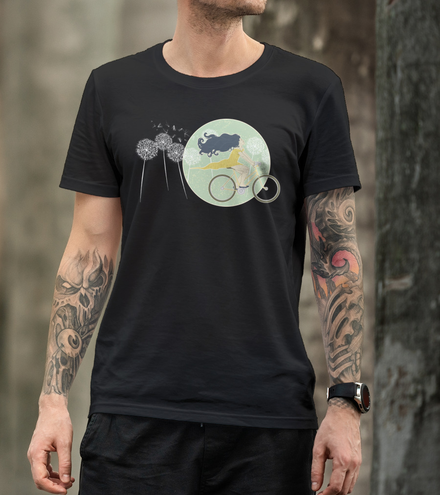 Ventura Highway Cycling Dandelion Dreamscape T-Shirt