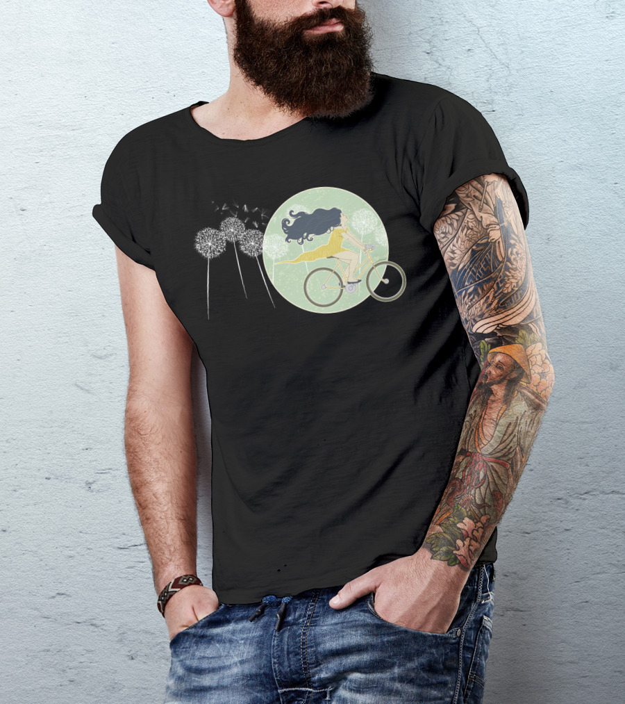 Ventura Highway Cycling Dandelion Dreamscape T-Shirt