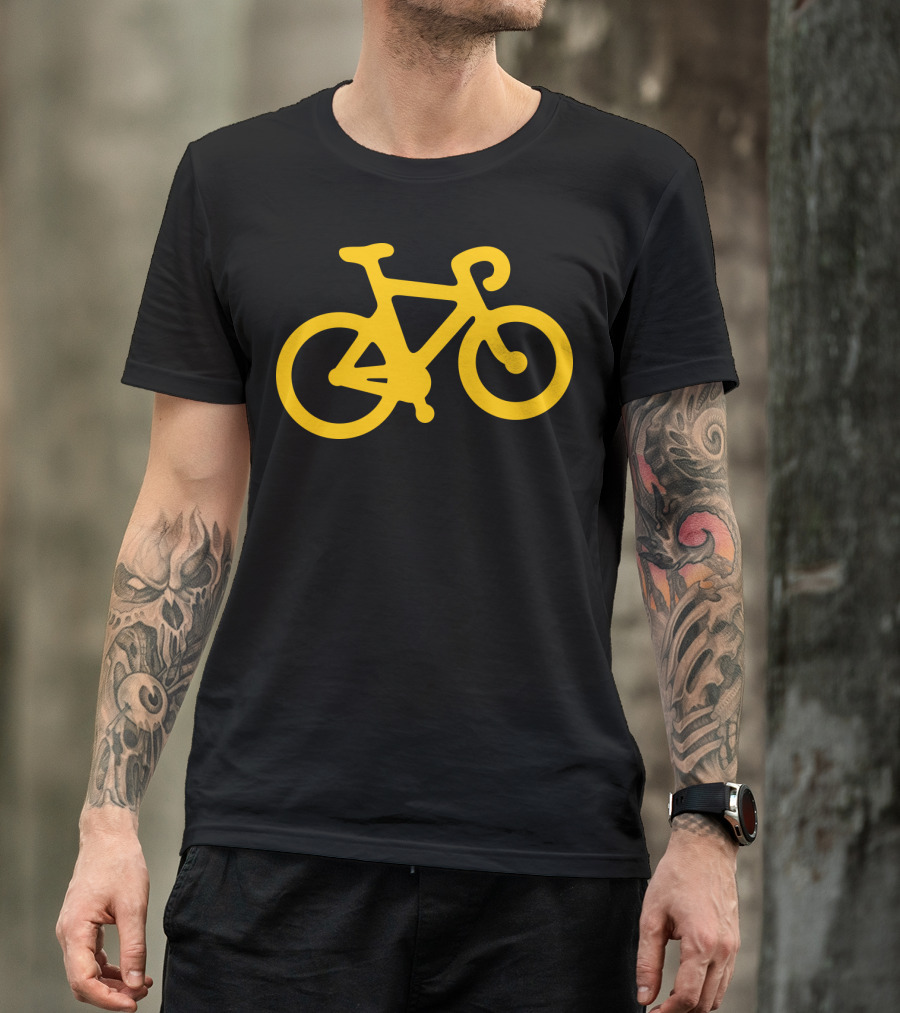 Yellow Road Bike T-Shirt