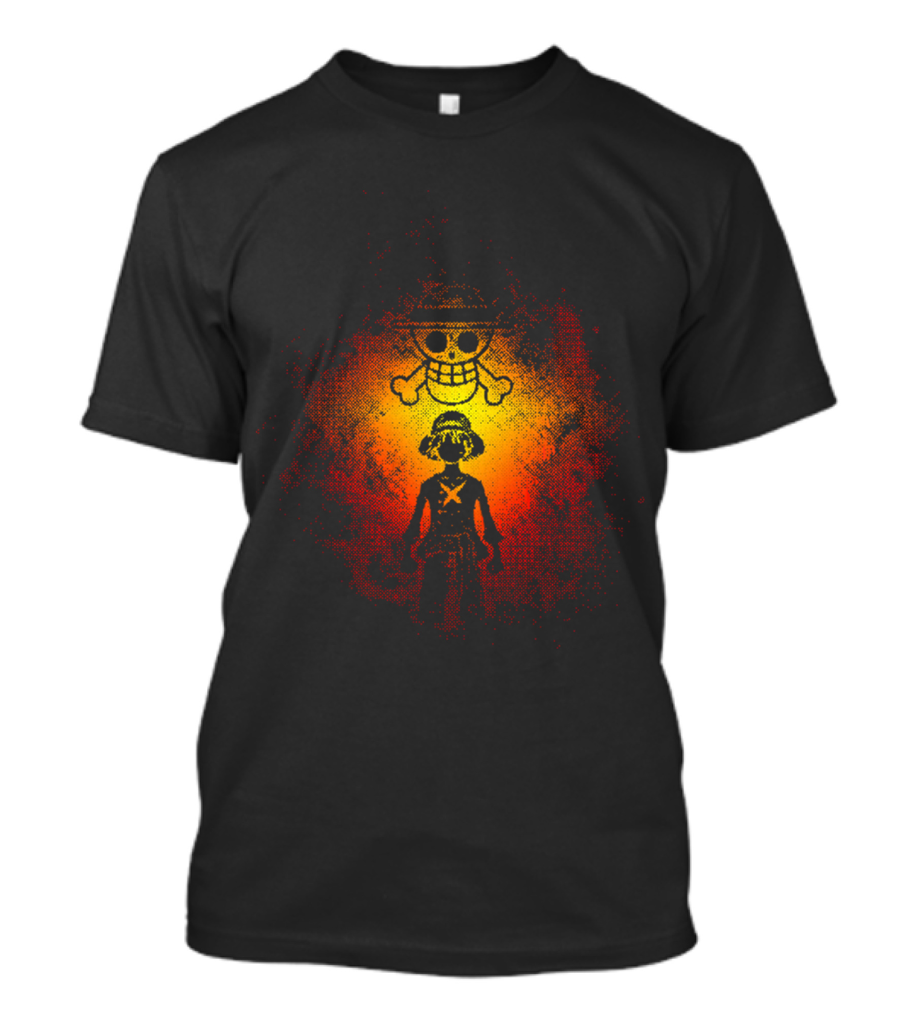 ONE PIECE Straw Hat Pirate Jolly Roger T-Shirt