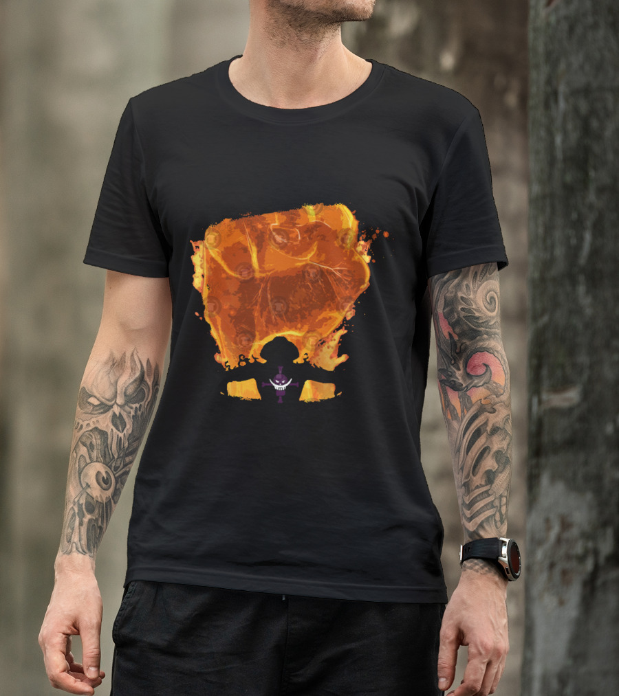 Fire Fist Ace Flaming Punch T-Shirt