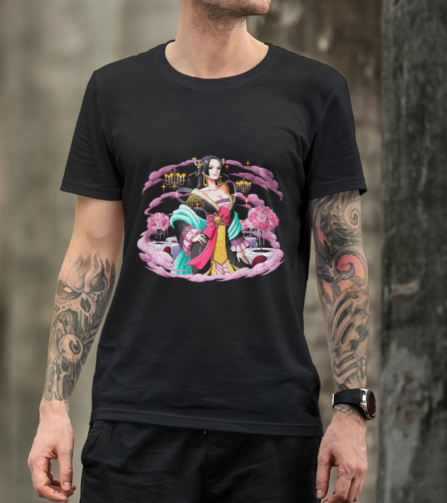 Boa Hancock Elegant Evening Dress Roses And Chandeliers T-Shirt