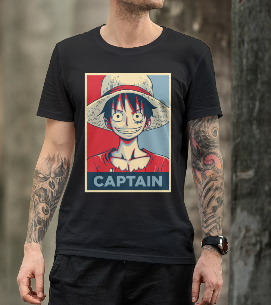 LUFFY CAPTAIN STRAW HAT T-Shirt