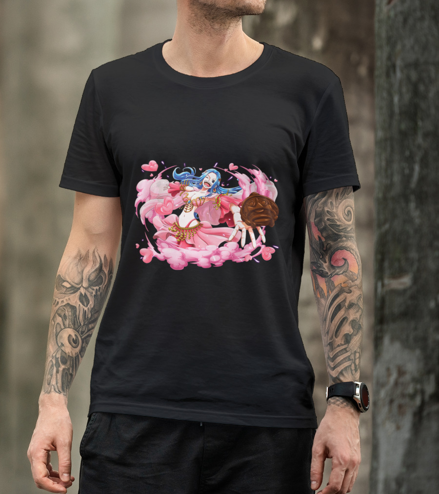 Nefeltary Vivi Princess Of Alabasta One Piece Nefertari Vivi Nami Hearts Cloud Dress T-Shirt