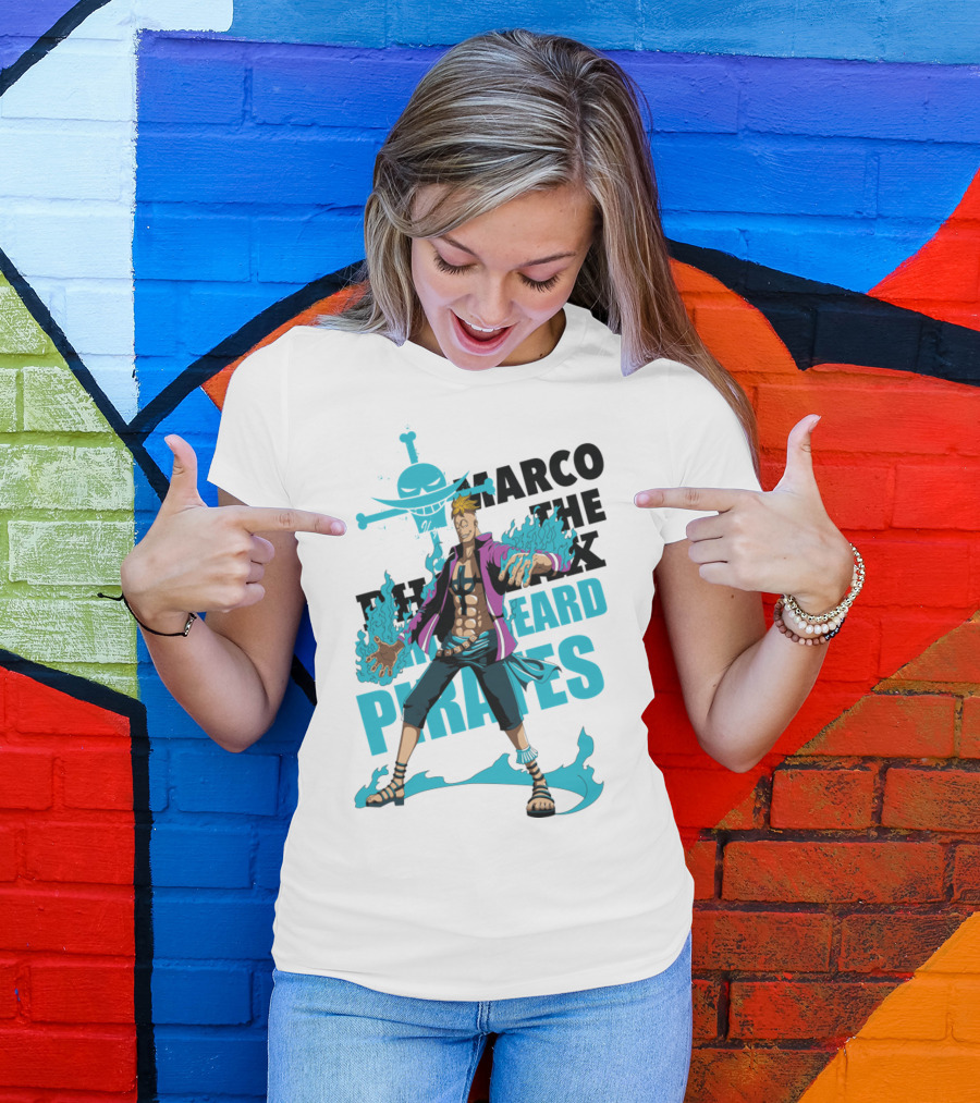 Marco The Phoenix Whitebeard Pirates One Piece T-Shirt