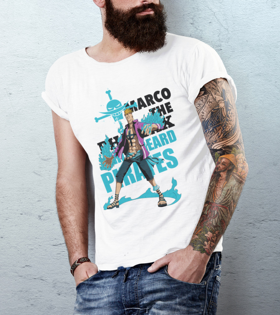 Marco The Phoenix Whitebeard Pirates One Piece T-Shirt