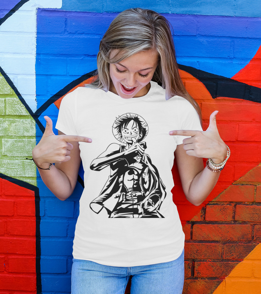 Monkey D. Luffy One Piece Anime Manga Pirate Adventures Fan T-Shirt