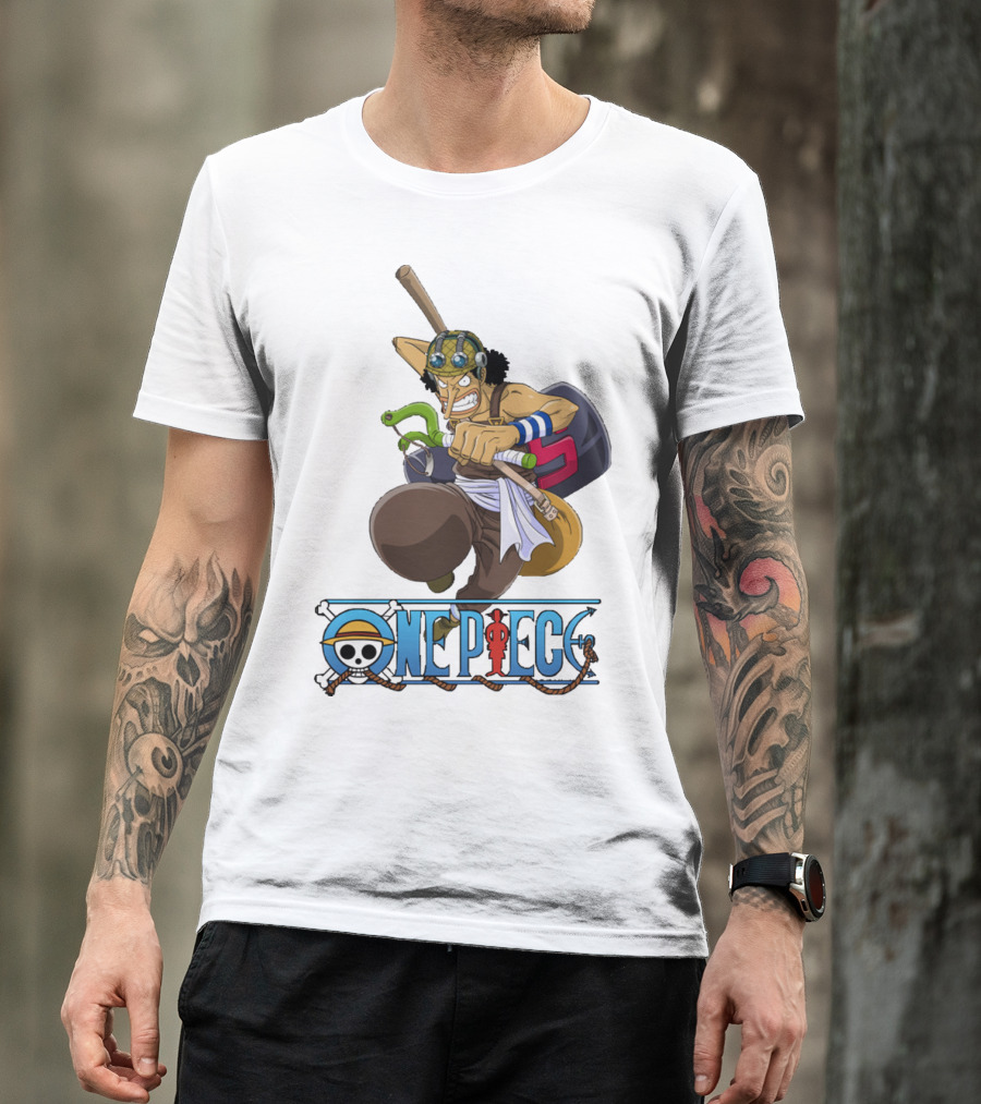 One Piece Usopp Straw Hat Pirate Character T-Shirt