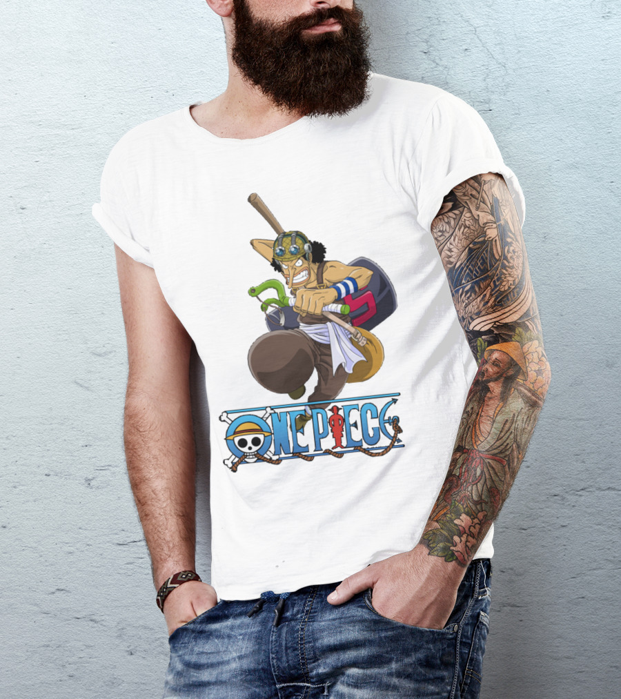 One Piece Usopp Straw Hat Pirate Character T-Shirt