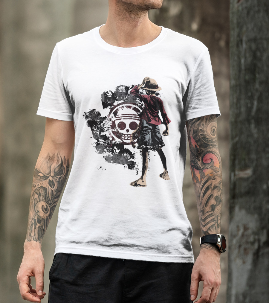 One Piece Straw Hat Pirate Skull Luffy T-Shirt