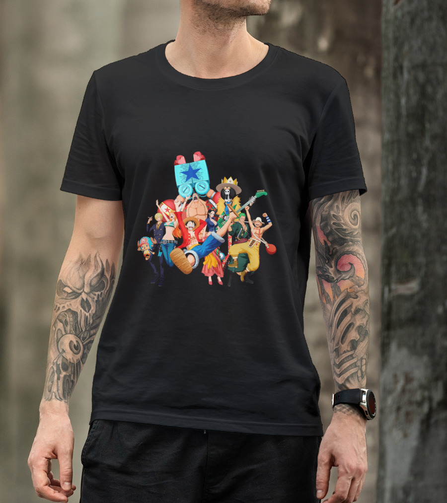 Straw Hat Crew From One Piece Adventure T-Shirt