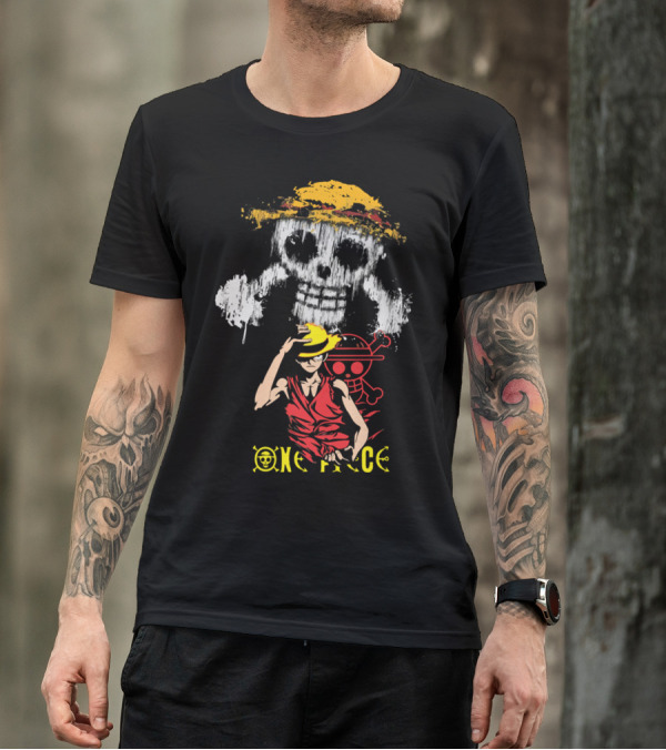 One Piece Straw Hat Luffy Jolly Roger T-Shirt