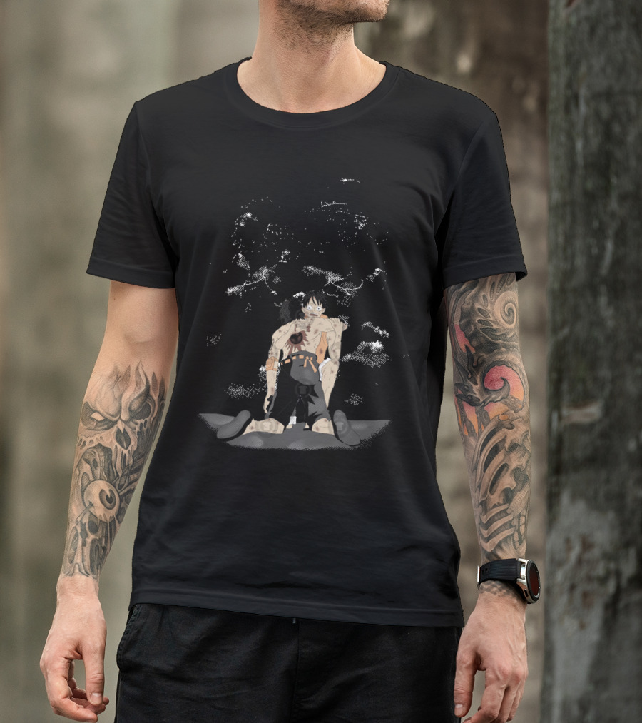We Are Brothers One Piece Luffy And Ace Emotional Moment T-Shirt