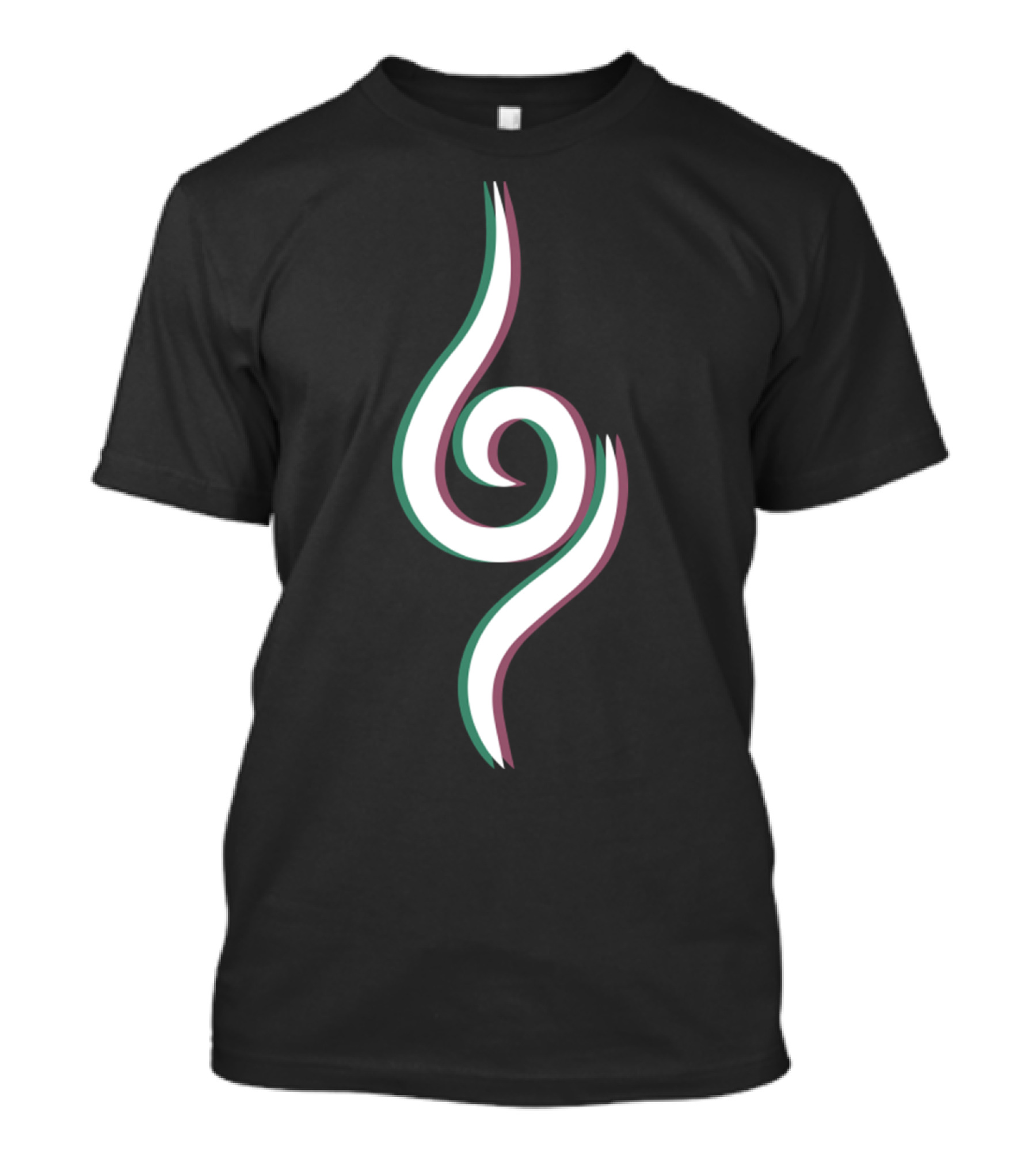 Anboo Modern Swirl Abstract T-Shirt
