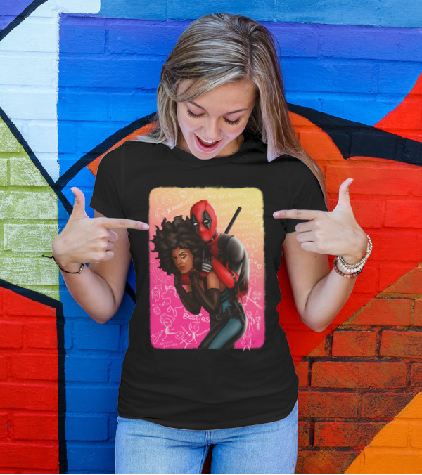 Deadpool And Domino Besties X-Force To Do List T-Shirt