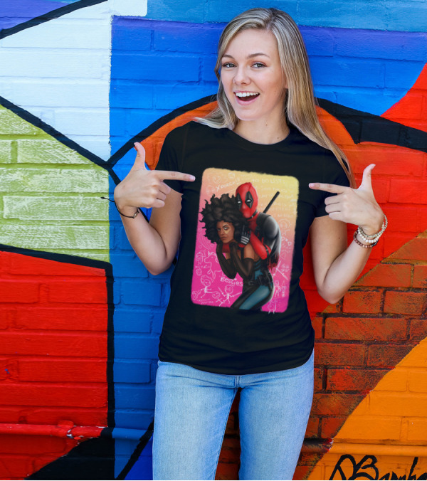 Deadpool And Domino Besties X-Force To Do List T-Shirt