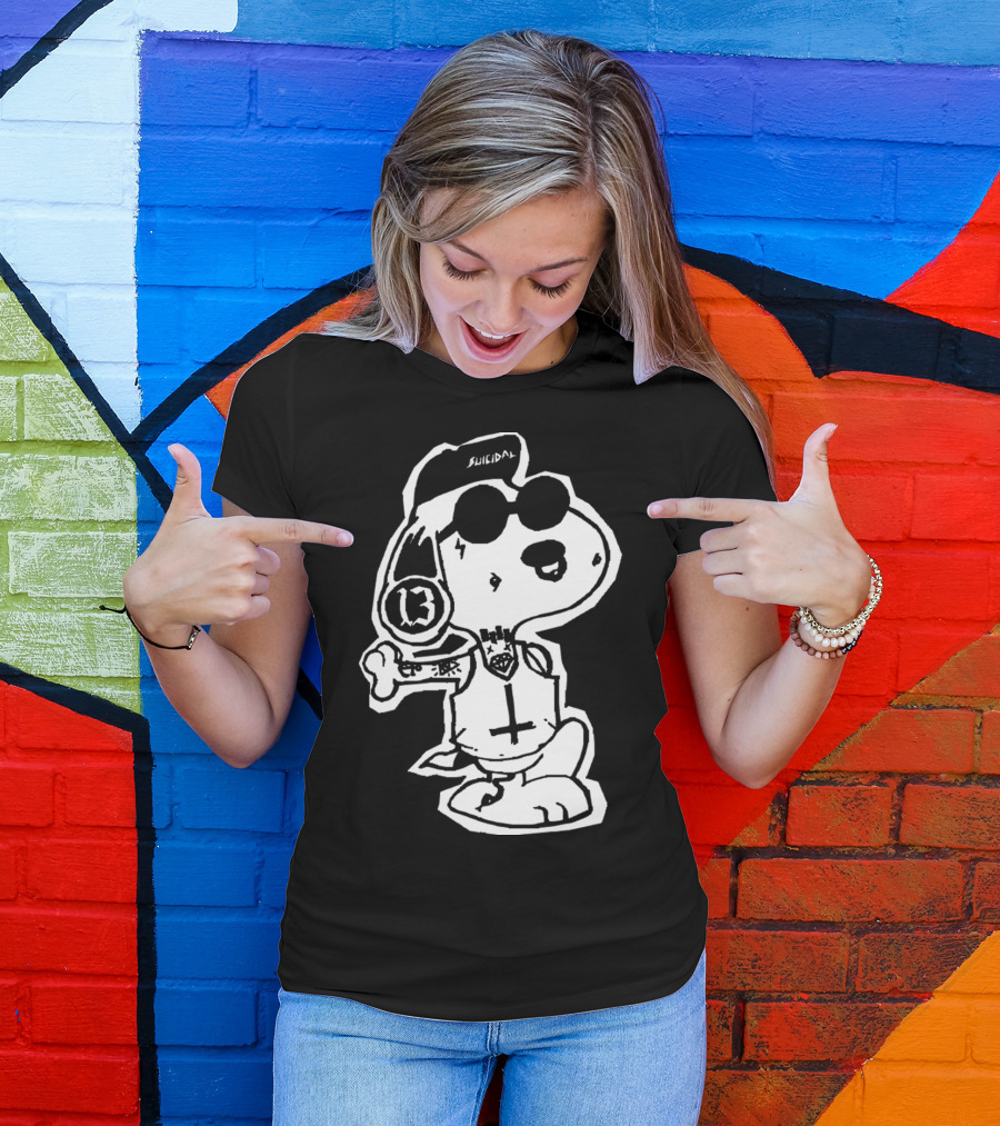 Suicidal Joe Punk Snoopy T-Shirt