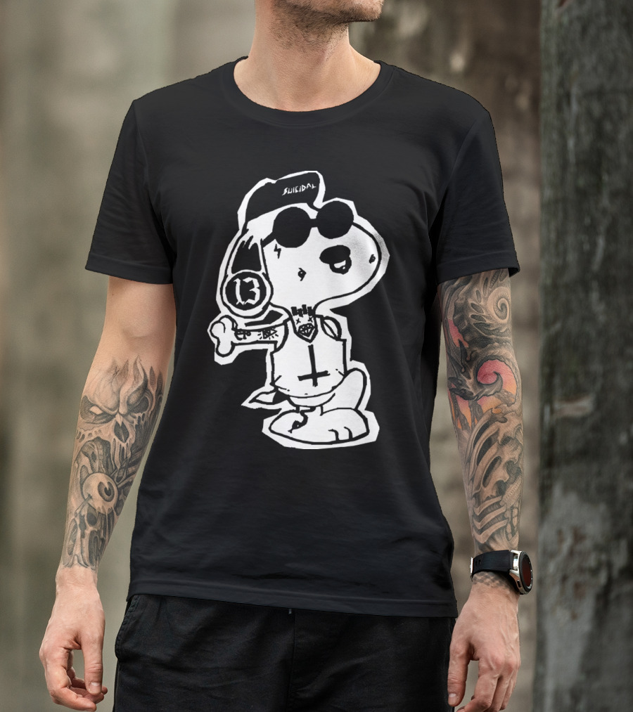 Suicidal Joe Punk Snoopy T-Shirt