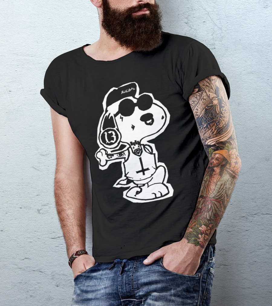 Suicidal Joe Punk Snoopy T-Shirt