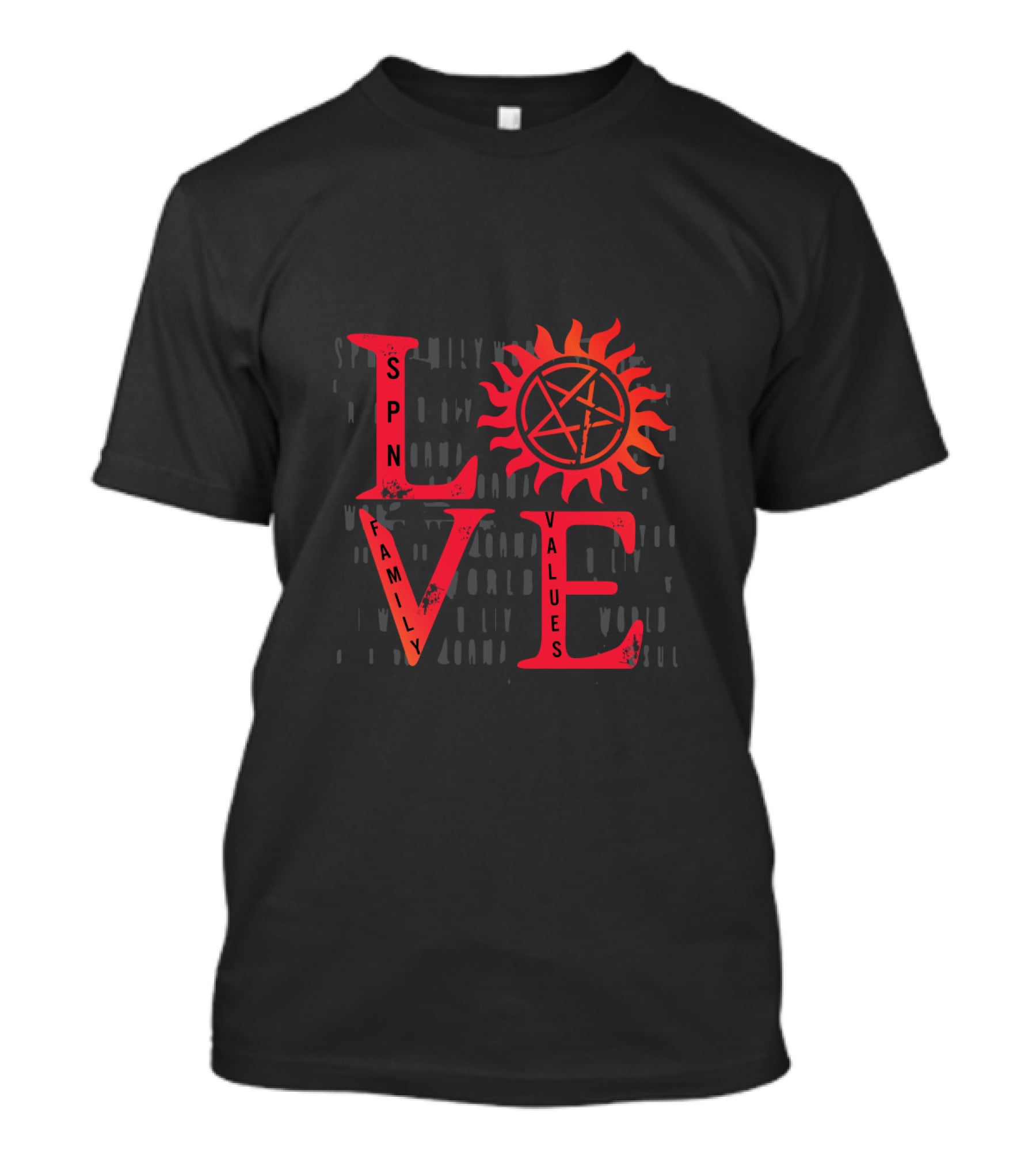 SPN Family Values Love T-Shirt