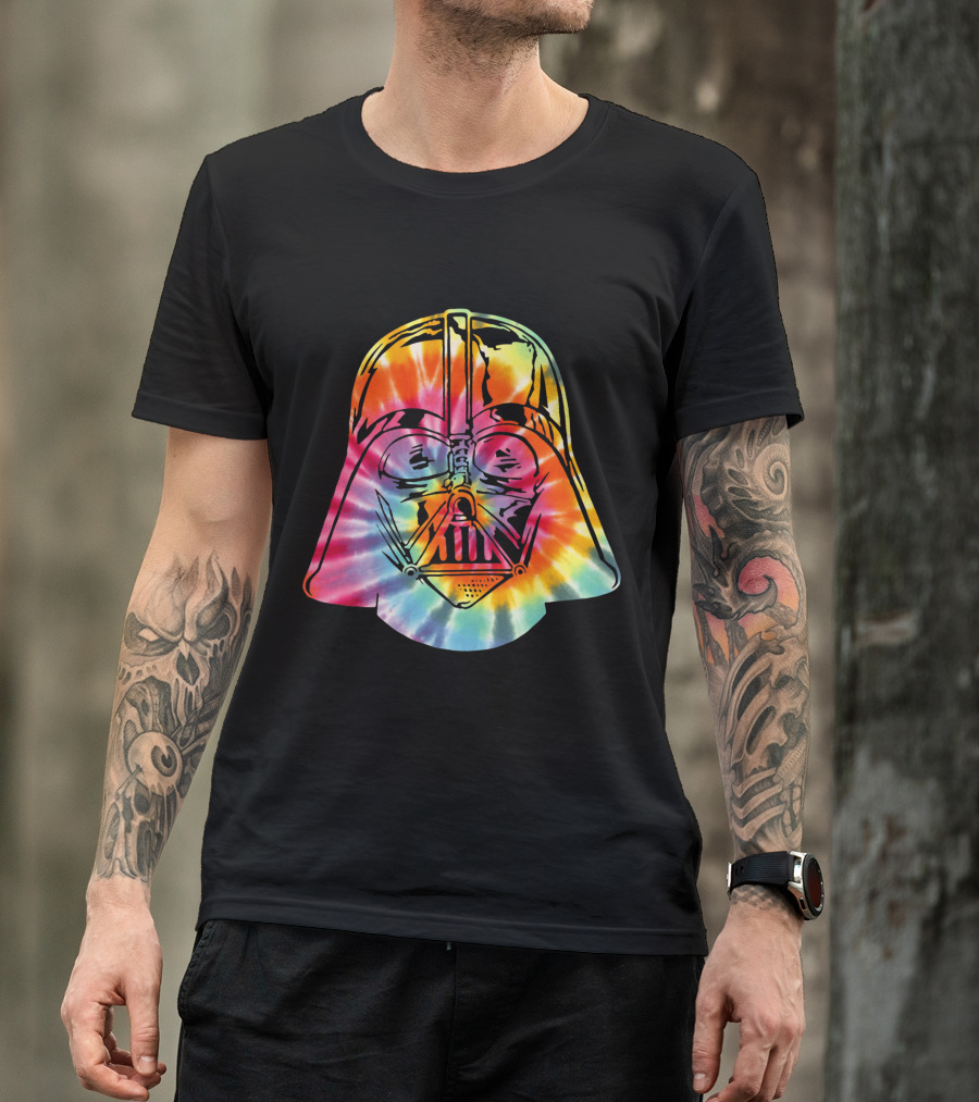 Darth Vader Rainbow Tie Dye Jedi T-Shirt