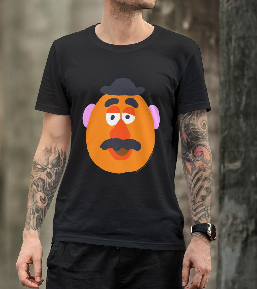 Mr. Potato Head Big Face Mustache Hat T-Shirt