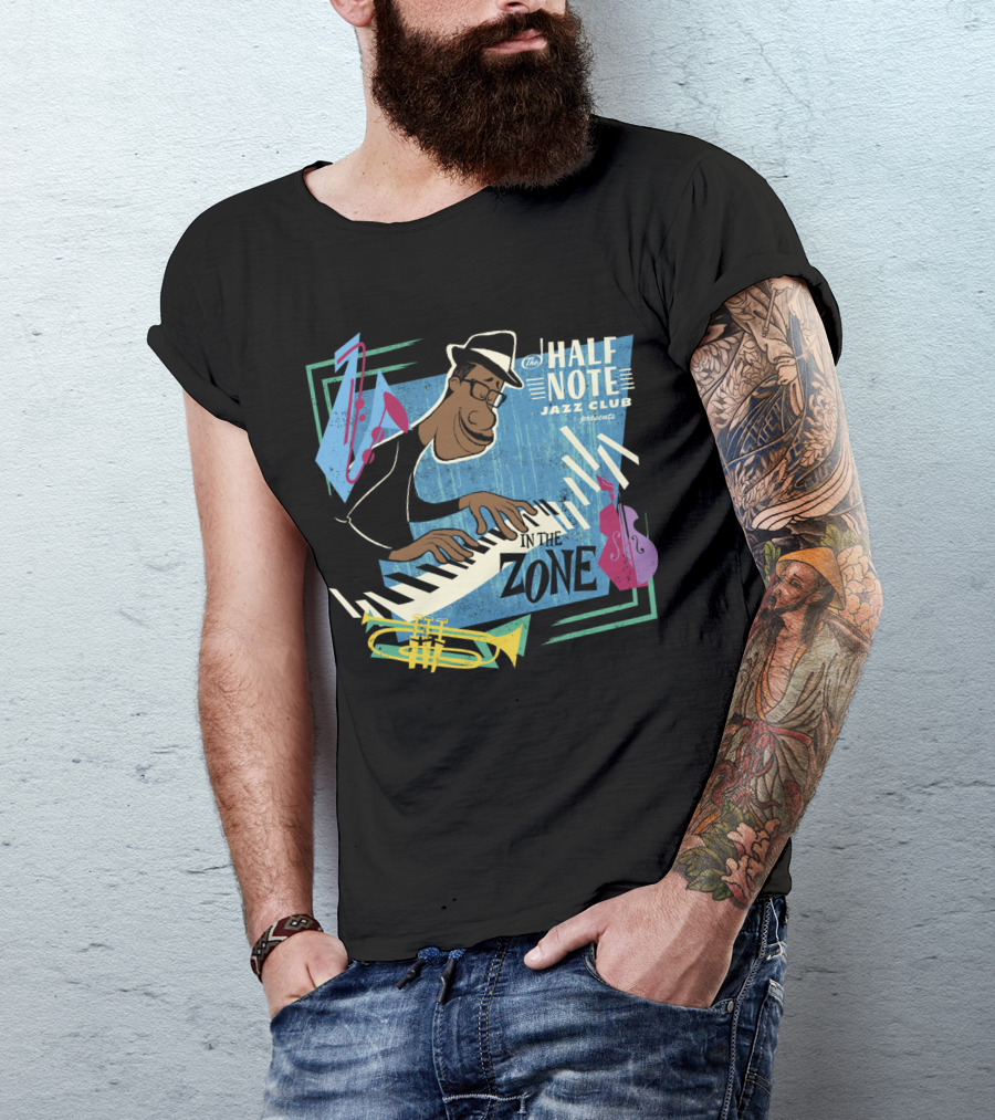 The Half Note Jazz Club Presents In The Zone Pixar Soul Joe Disney T-Shirt