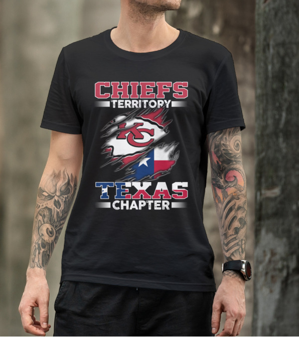 CHIEFS Territory Texas Chapter Kansas City KC T-Shirt