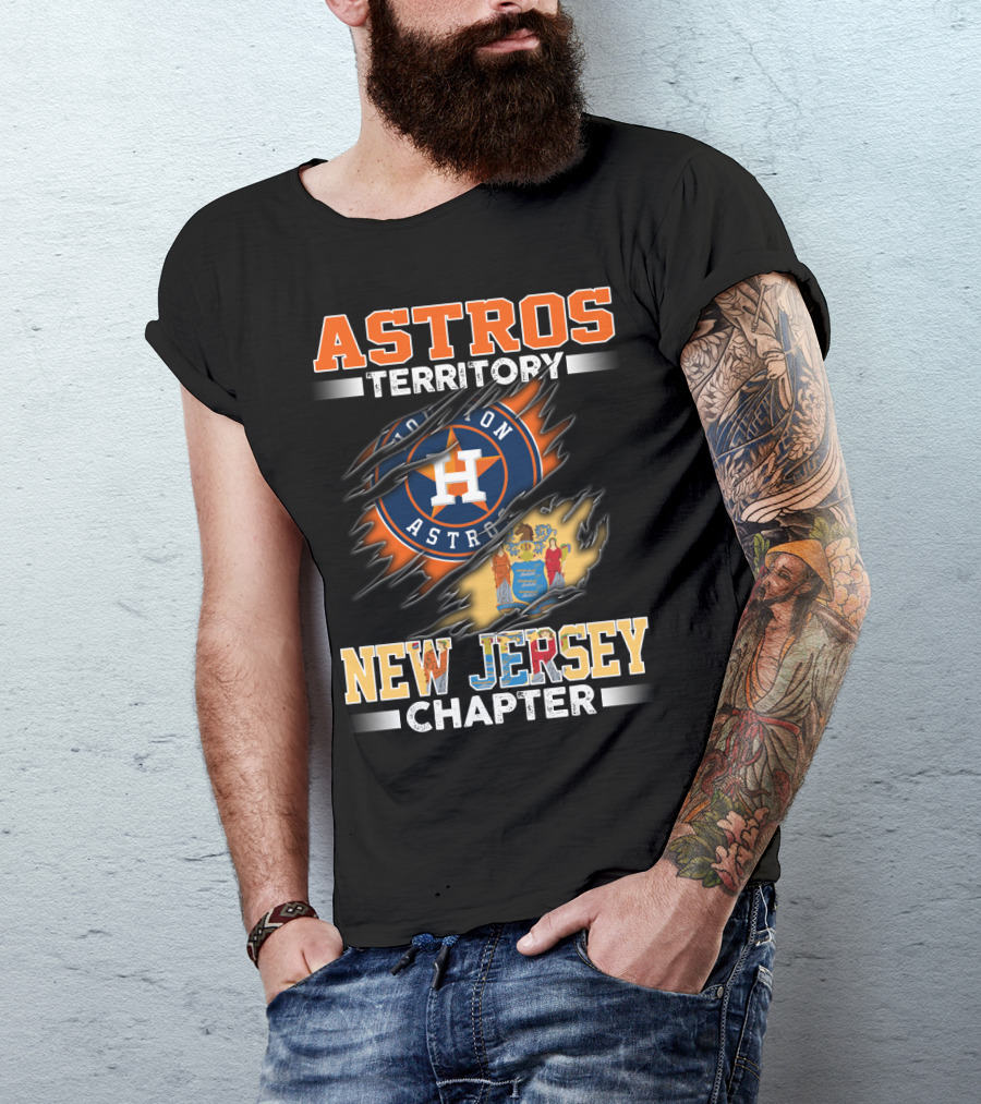 Astros Territory Houston Astros New Jersey Chapter T-Shirt