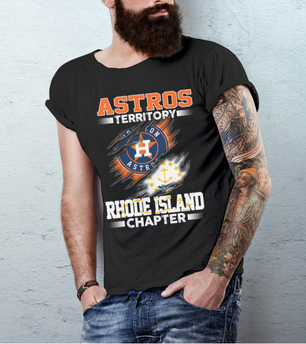 ASTROS TERRITORY RHODE ISLAND CHAPTER HOUSTON ASTROS T-Shirt