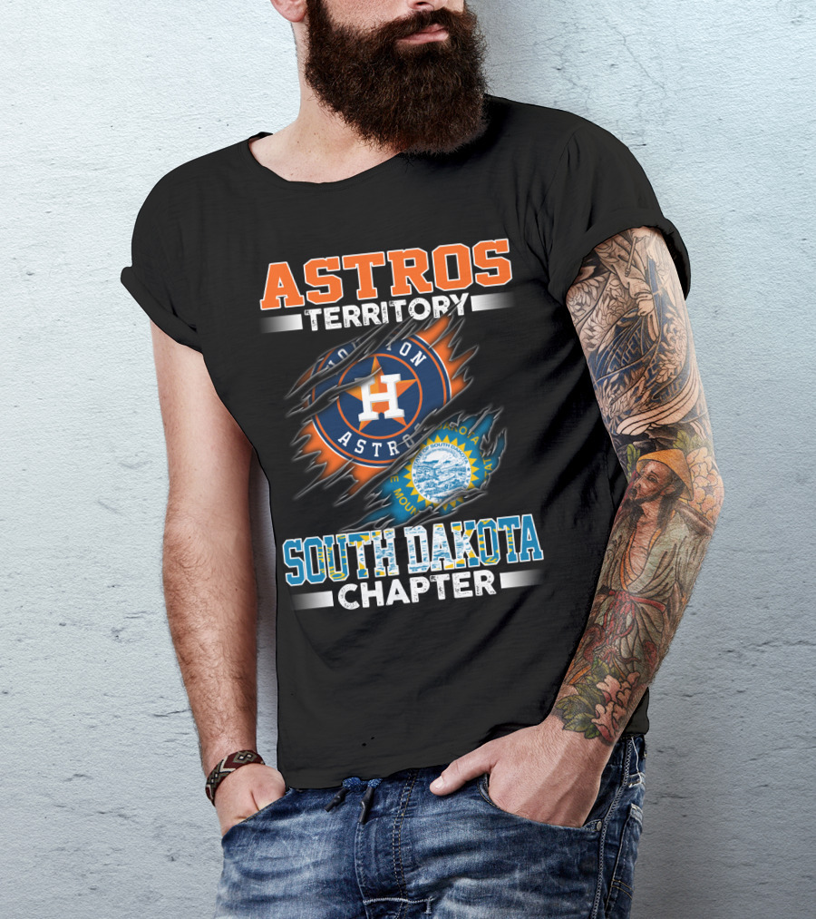 ASTROS TERRITORY SOUTH DAKOTA CHAPTER HOUSTON ASTROS MOUNTAINS T-Shirt