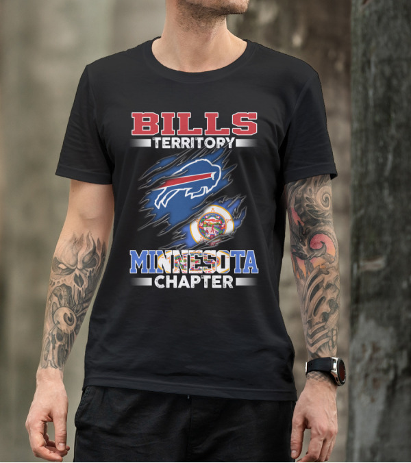 BILLS Territory Buffalo Logo Minnesota Chapter T-Shirt