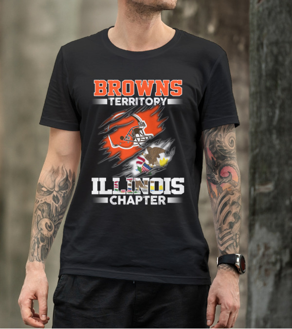 BROWNS TERRITORY ILLINOIS CHAPTER T-Shirt