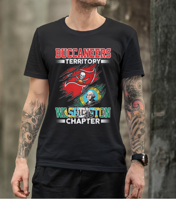 BUCCANEERS TERRITORY WASHINGTON CHAPTER THE SEAL OF THE STATE OF WASHINGTON T-Shirt