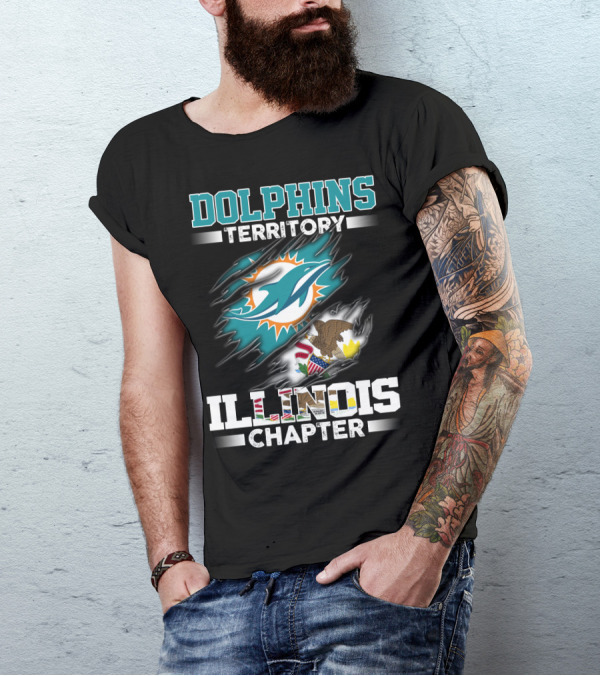 DOLPHINS TERRITORY ILLINOIS CHAPTER T-Shirt