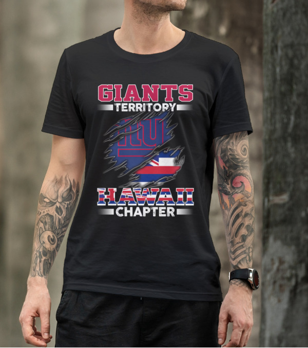 GIANTS Territory Hawaii Chapter NY Logo Flag T-Shirt
