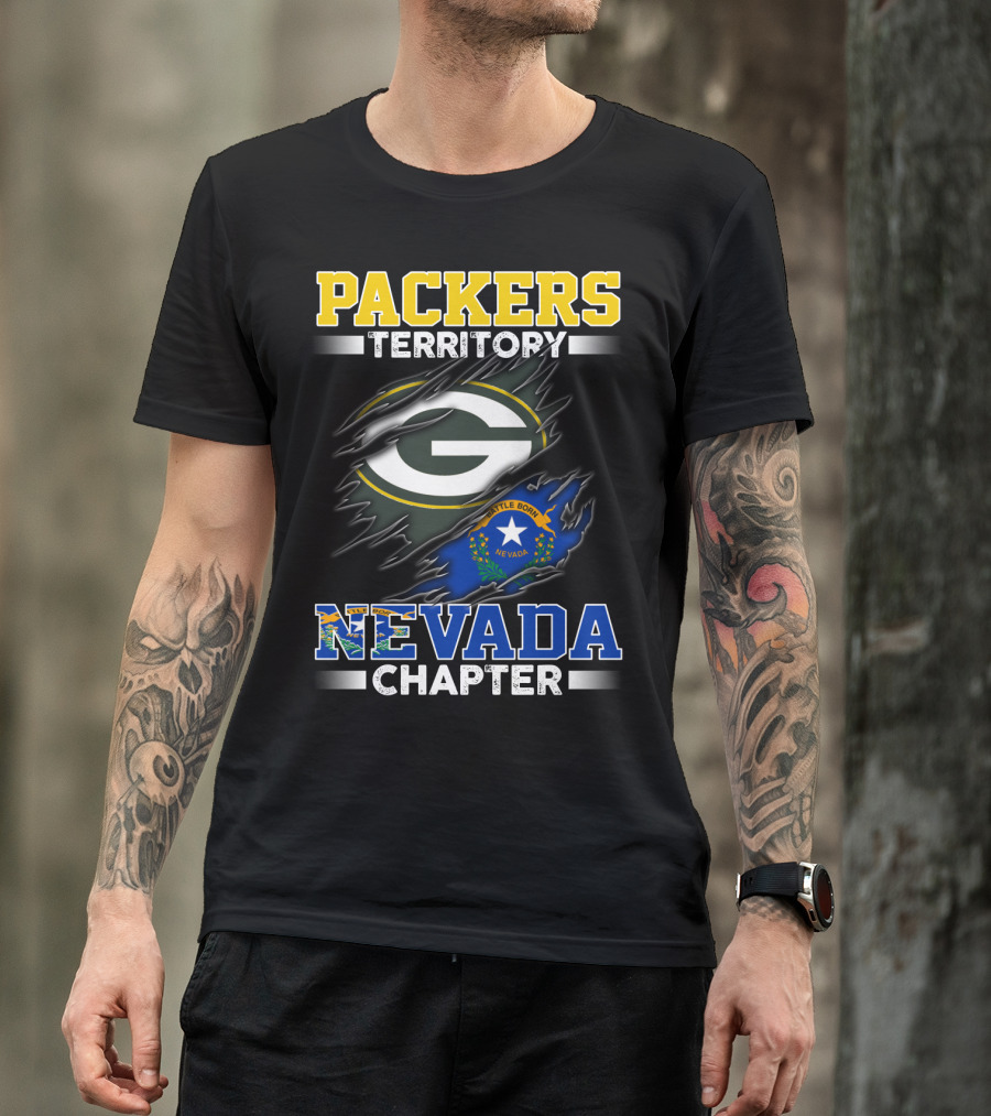 PACKERS TERRITORY NEVADA CHAPTER BATTLE BORN T-Shirt